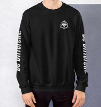 Load image into Gallery viewer, “Be Different” CrewNeck Black/White