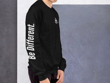 Load image into Gallery viewer, “Be Different” CrewNeck Black/White