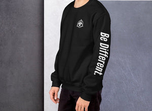 “Be Different” CrewNeck Black/White